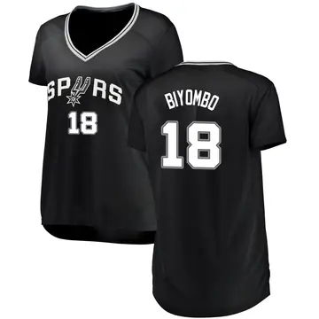 San Antonio Spurs Bismack Biyombo Jersey - Icon Edition - Women's Fast Break Black