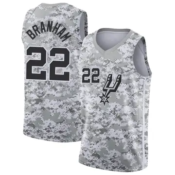 San Antonio Spurs Malaki Branham 2018/19 Jersey - Earned Edition - Men's Swingman White