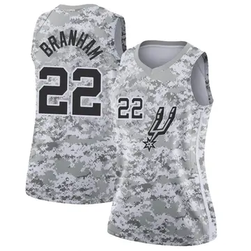 San Antonio Spurs Malaki Branham 2018/19 Jersey - Earned Edition - Women's Swingman White