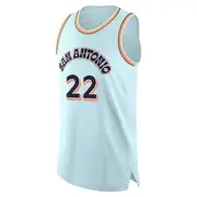 San Antonio Spurs Malaki Branham 2024/25 City Edition Jersey - Men's Authentic Light Blue