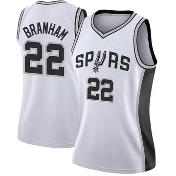 San Antonio Spurs Malaki Branham Jersey - Association Edition - Women's Swingman White