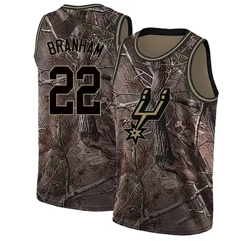San Antonio Spurs Malaki Branham Realtree Collection Jersey - Men's Swingman Camo