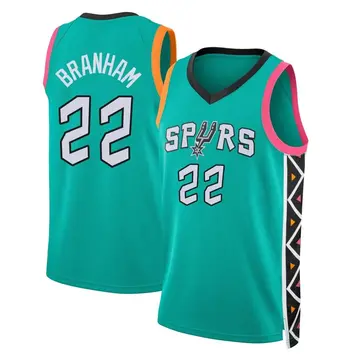 San Antonio Spurs Malaki Branham Turquoise 2022/23 City Edition Jersey - Youth Fast Break